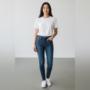 New LOFT Dark Wash Denim Jeans